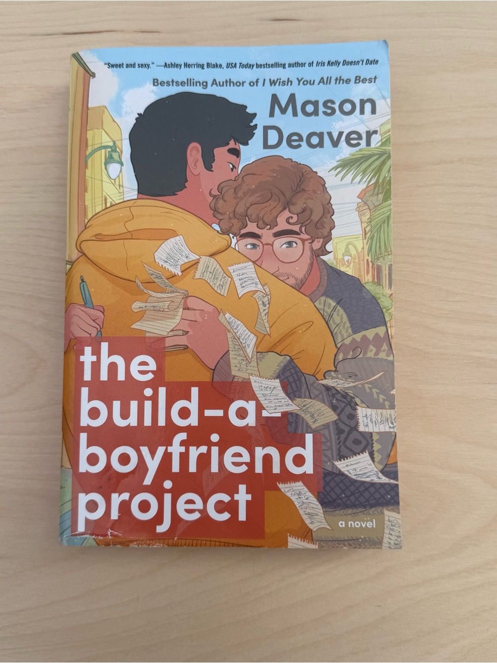 The Build a Boyfriend Project by Mason Deaver paperback book